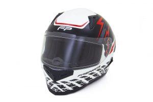 CASCO IGNITION 863D NEGRO BLANCO ROJO